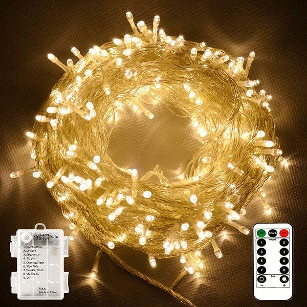 100 LEDs Outdoor LED Fairy String Lights， Warm White - Yellow Shopping - The Best Deals on String Lights | 39295063