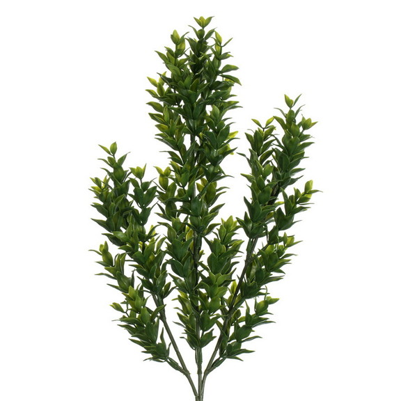 Vickerman FF181001 25.5 Green Mini Leaf Bush 4/Pk...