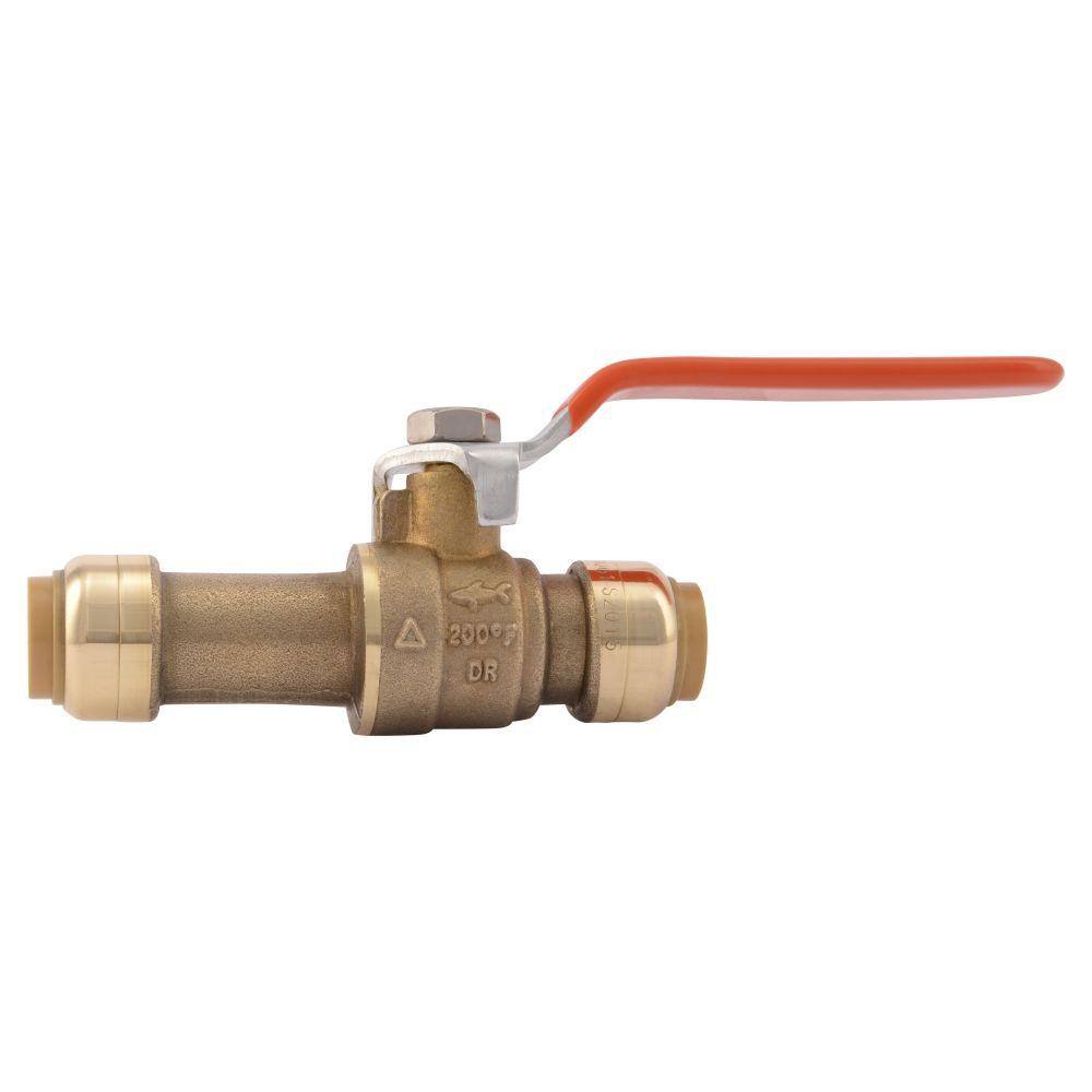 SharkBite 12 in. Push-to-Connect Brass Slip Ball Valve 24735LF