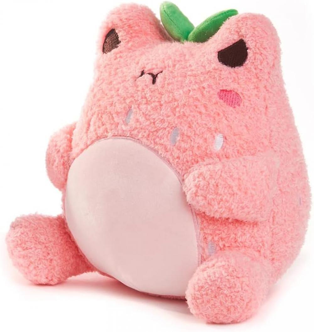 Plushgoals - Strawberry Wawa Super Soft Cute Kawaii Froggie Dressed As Fruit Collectible Stuffed Animal Plush Toy， 9 Inches