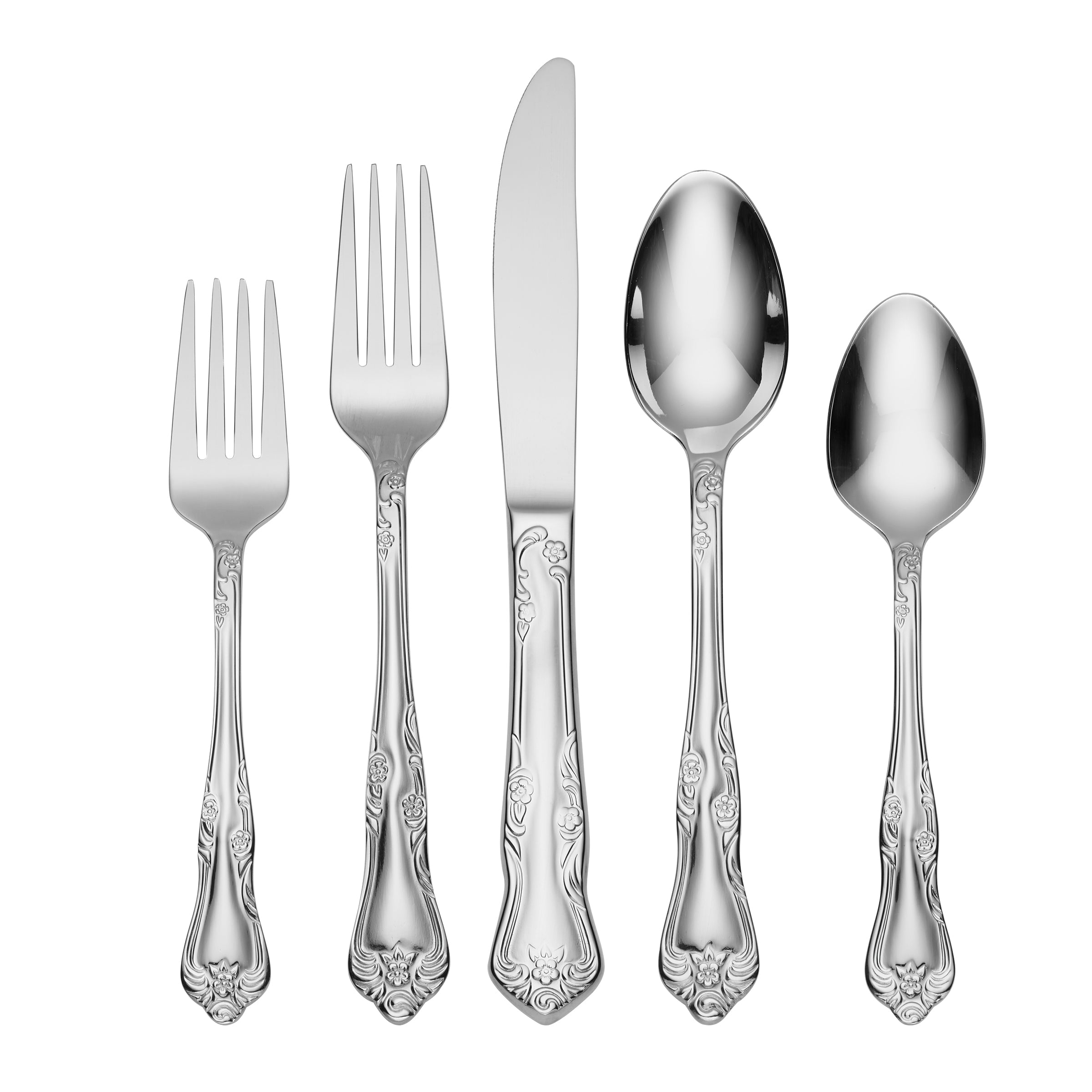 Azalea 20 Piece Everyday Flatware Set