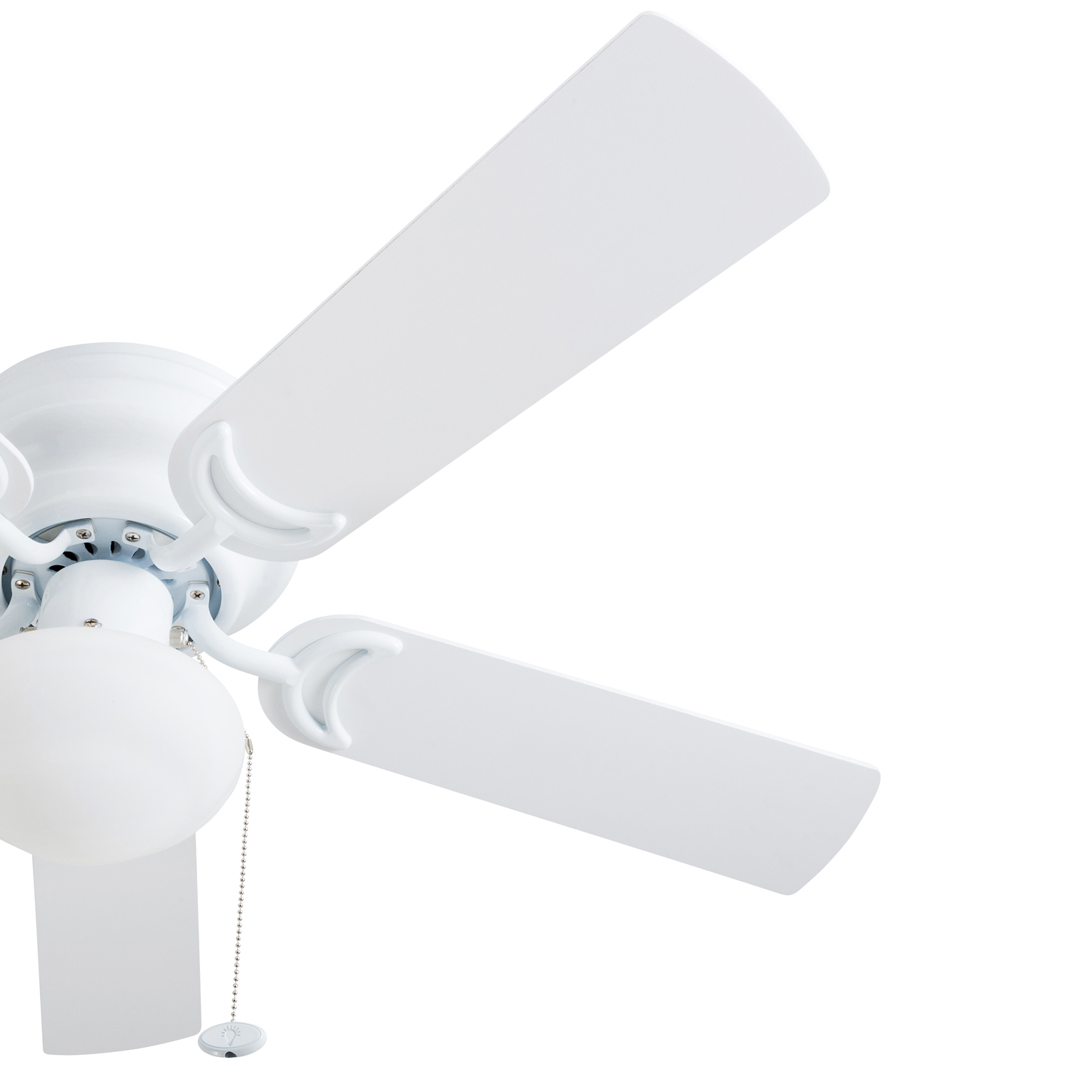 Prominence Home 42 Alvina Flush Mount Indoor White Ceiling Fan