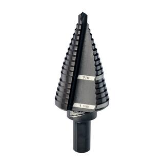 MW 78 in. - 1-18 in. #9 Black Oxide Step Drill Bit (2-Steps) 48-89-9209