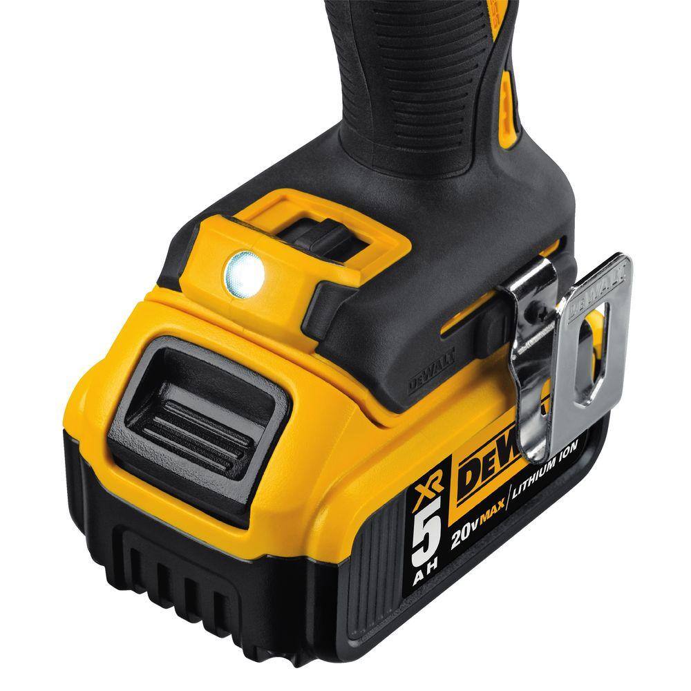 DW 20V MAX XR Cordless Brushless 3-Speed 12 in. Hammer Drill with (2) 20V 5.0Ah Batteries and Charger DCD996P2