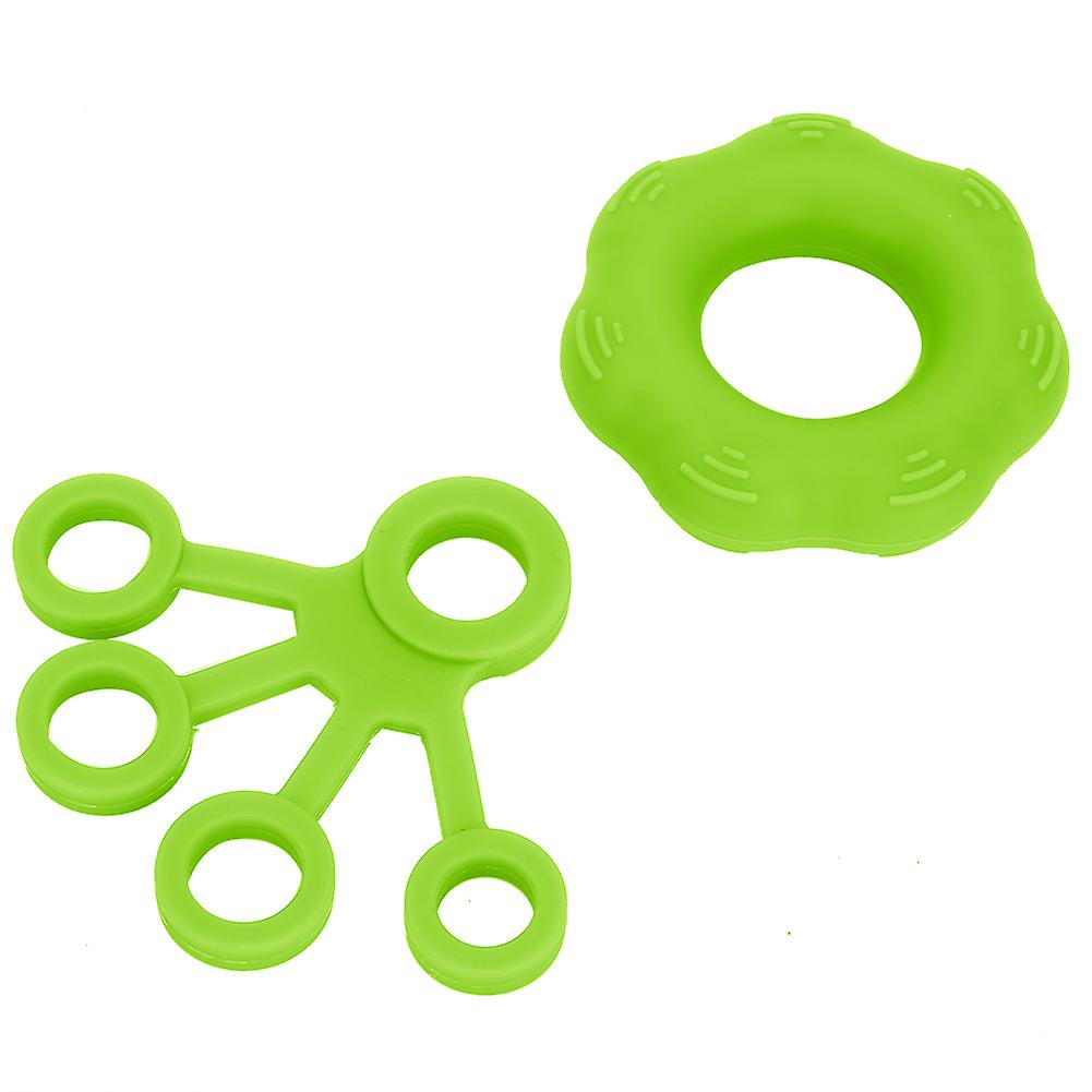 Finger Pull Ring Finger Training Resistance Belt Hand Strength Trainer Ring Expandergrass Green