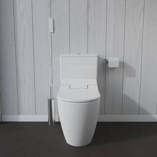 Duravit SensoWash Slim Electric Bidet Seat for Elongated Toilet in White 611000001001300