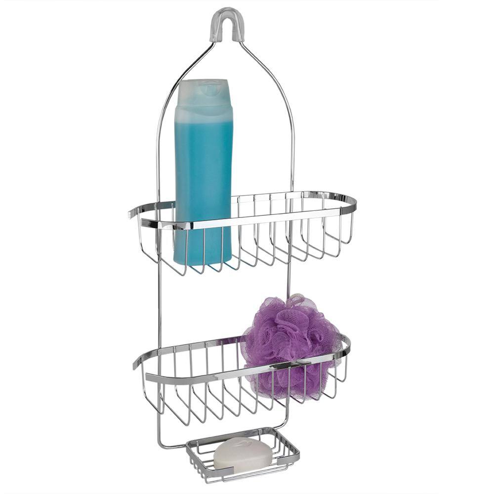 Home Basics Shower Caddy in Chrome SC10135