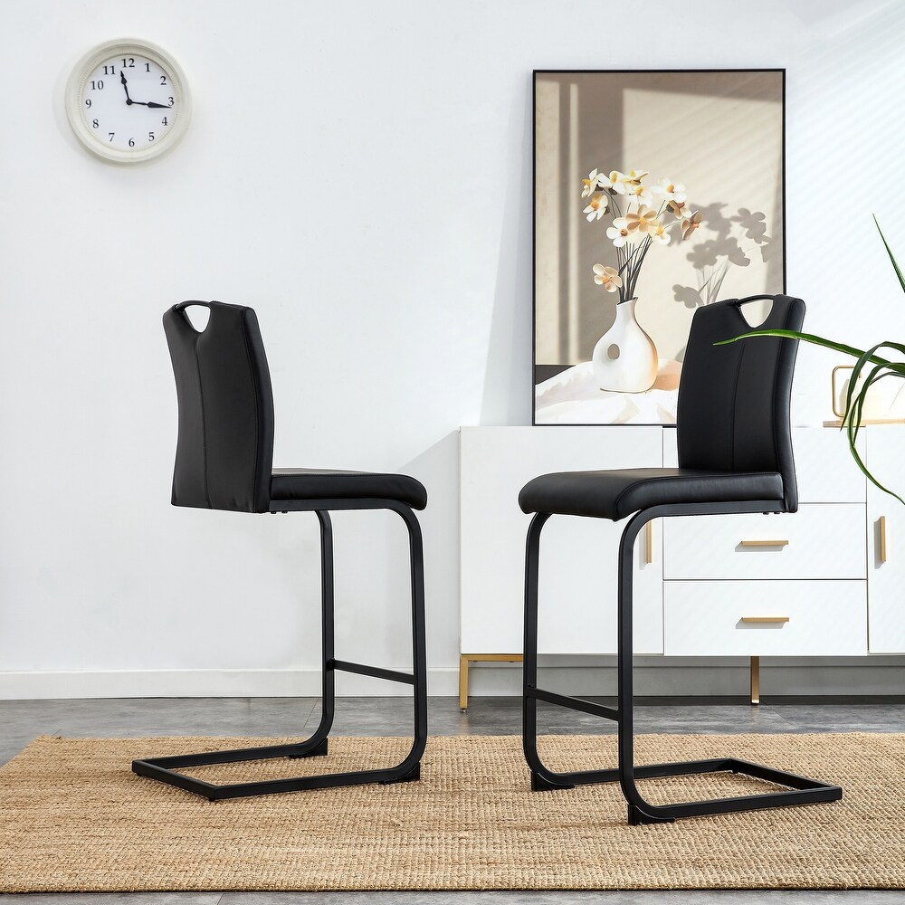 PU Barstool Chair Set of 2