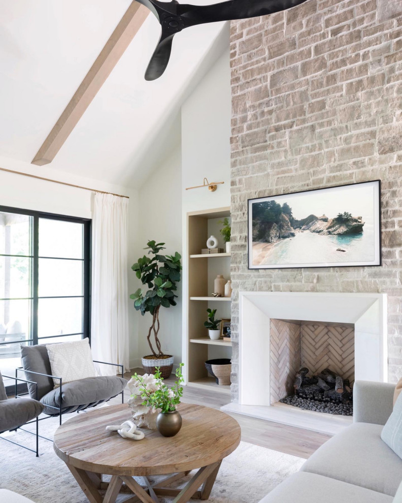 Luxe Rustic Geometric Reclaimed Wood  Coffee Table Round Zig Zag Open Triangle   Rustic   Coffee Tables   by My Swanky Home  Houzz