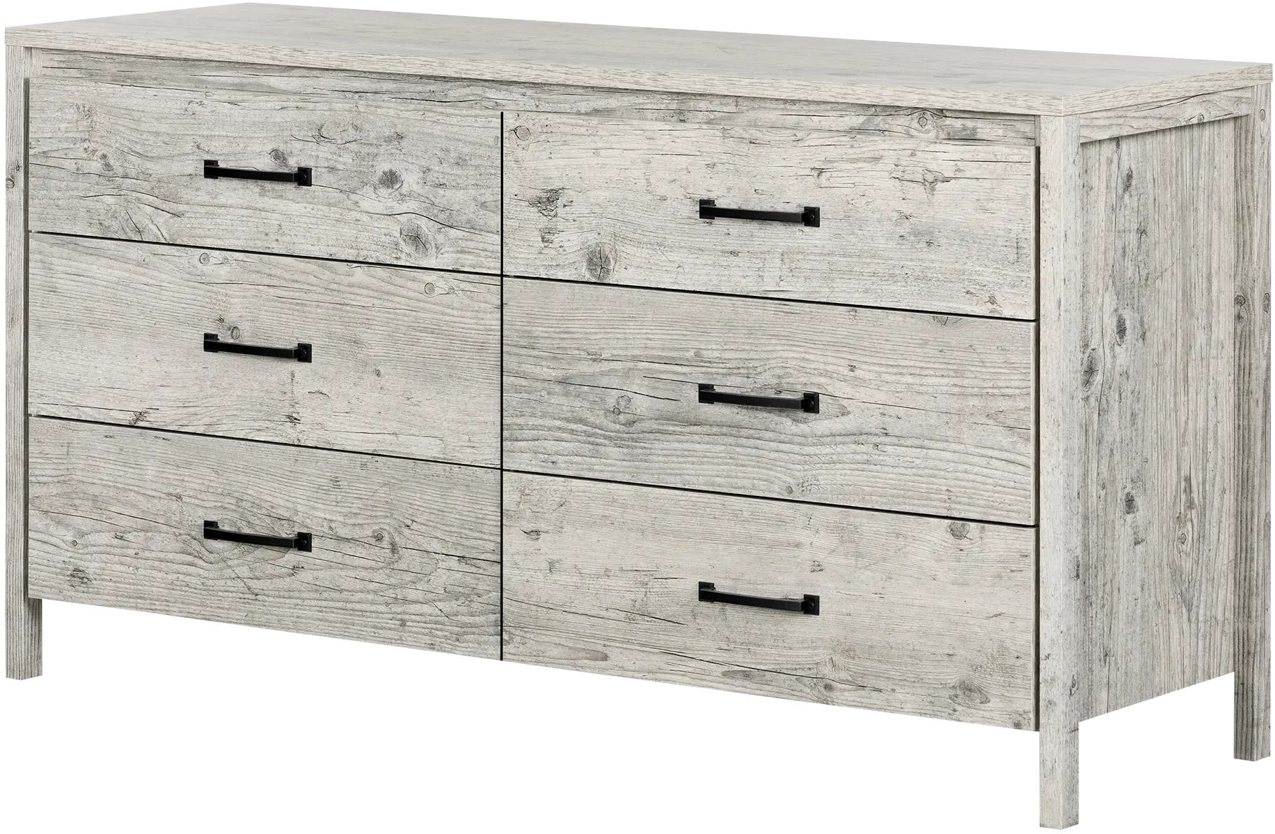 Contemporary Rustic Seaside Pine Dresser - South Shore