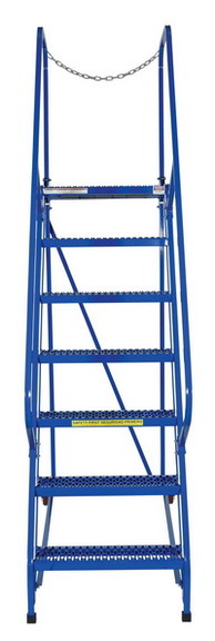 Vestil LAD MM 7 G maintenance ladder 7 step grip s...