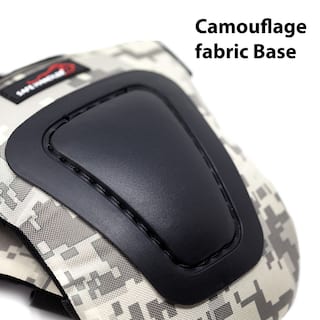 Safe Handler Camouflage Multi-Purpose Outdoor Sports Protective Knee Pads with Velcro Straps Hard rubber Cap BLSH-MS-PP-KP