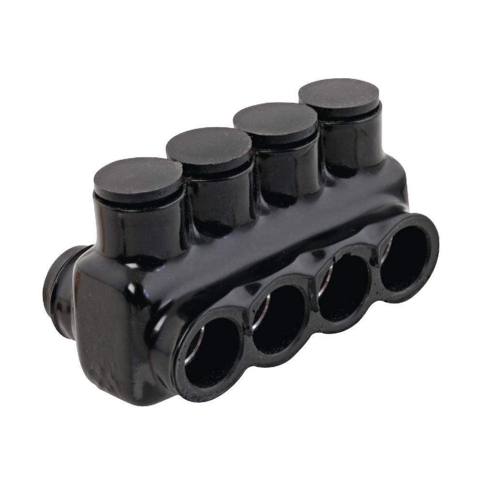 Polaris 30-6 AWG Bagged Insulated Multi-Tap Connector Black IPLD30-4B