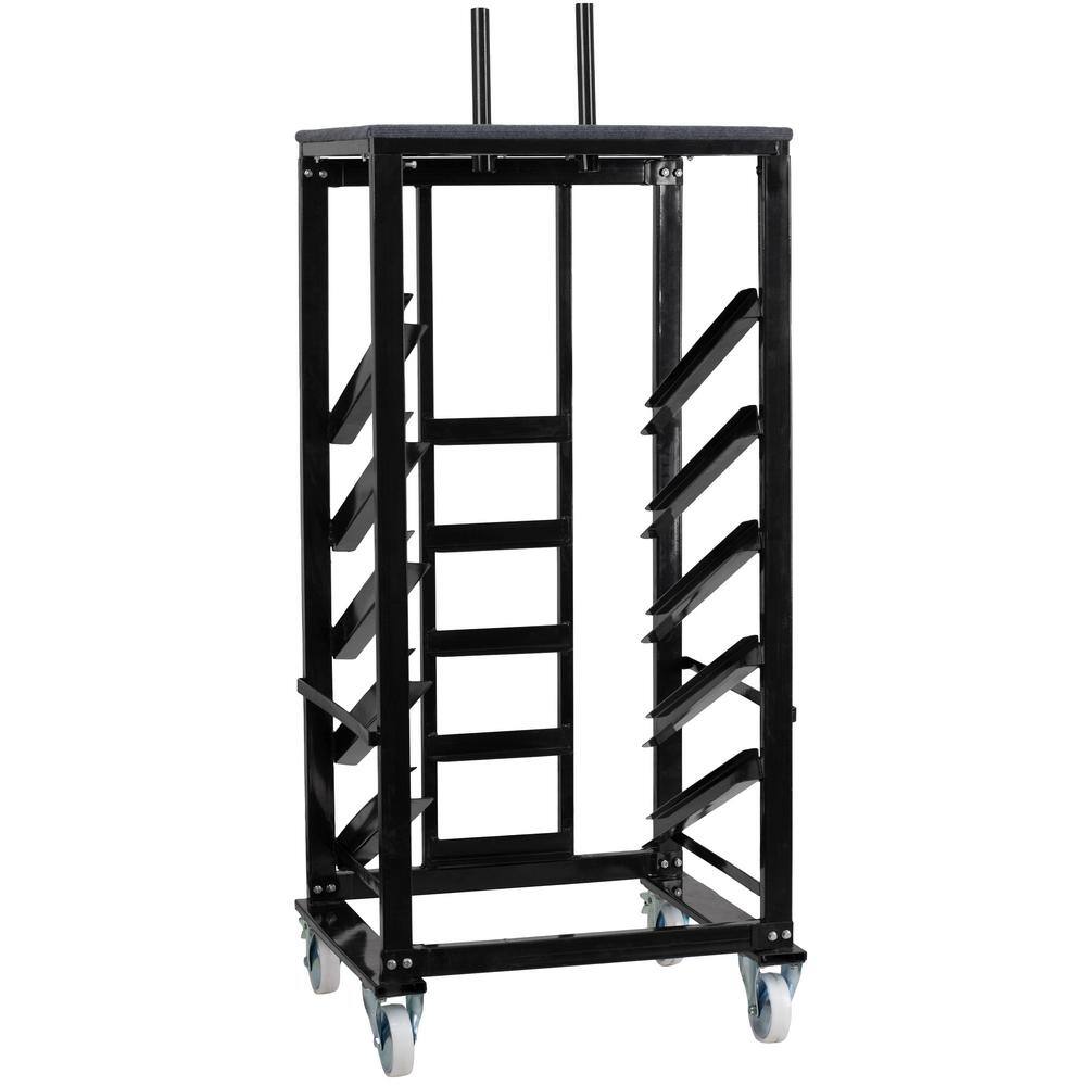 Carnegy Avenue Metal Dollies and Hand Trucks Utility Cart in Black CGA-XF-20168-BL-HD