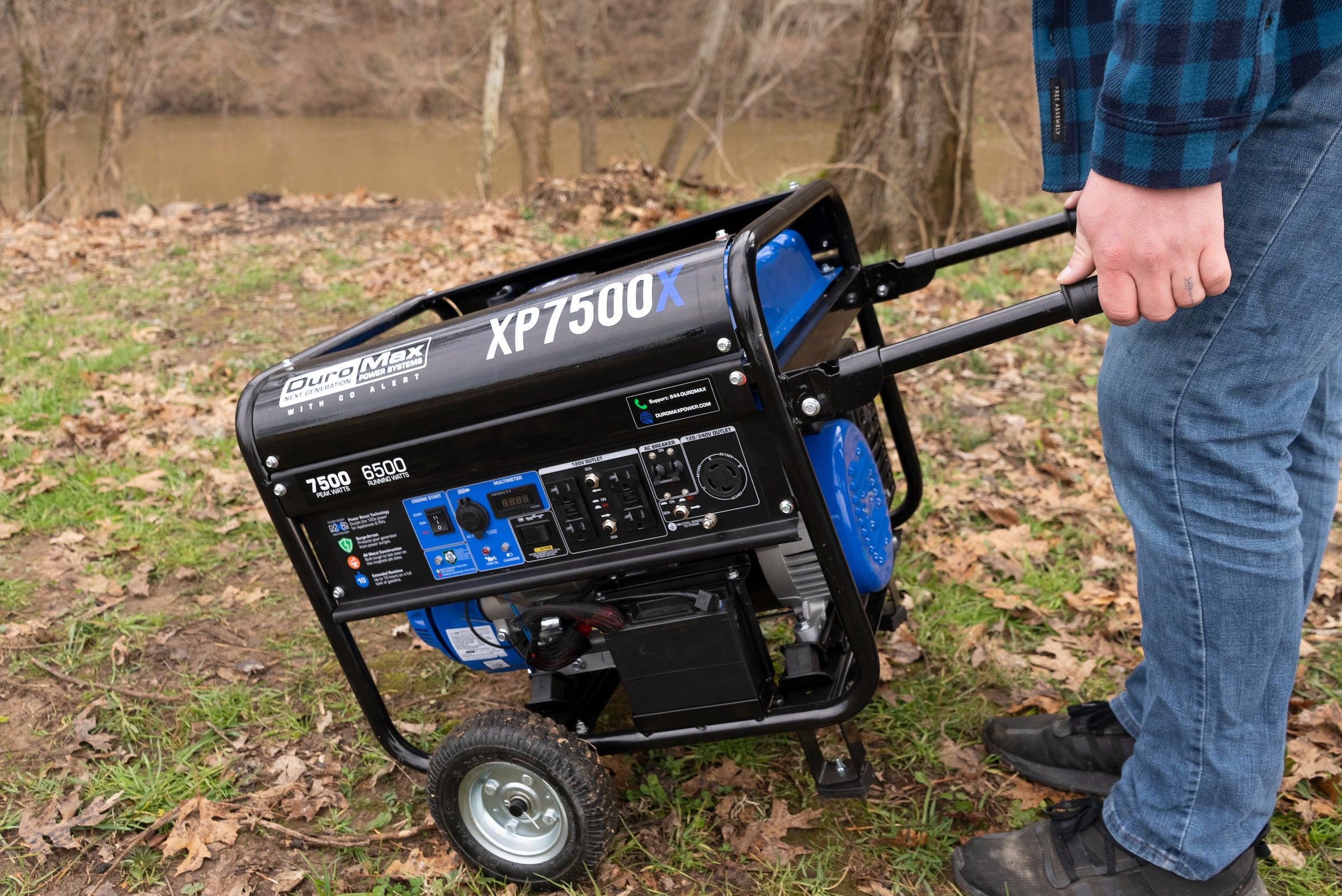 7,500 Watt Gasoline Portable Generator w/ CO Alert