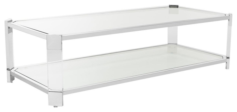 Columbus Acrylic Coffee Table   Contemporary   Coffee Tables   by AED Luxury Home Decor  Houzz