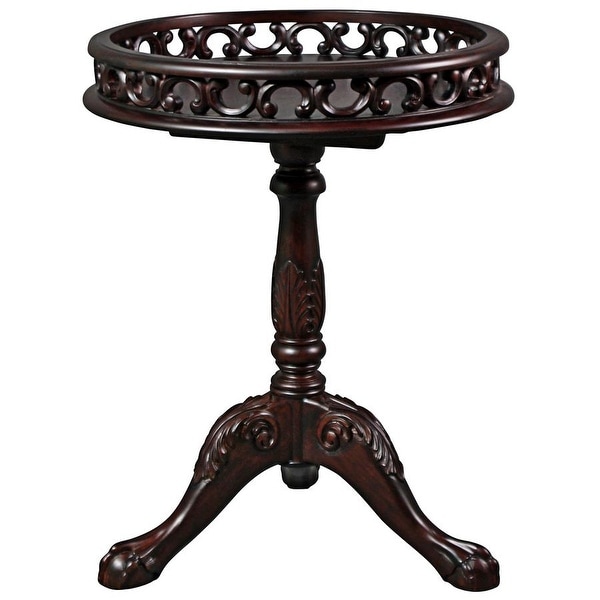 Design Toscano Lady Wentworth Pie Crust Tea Table