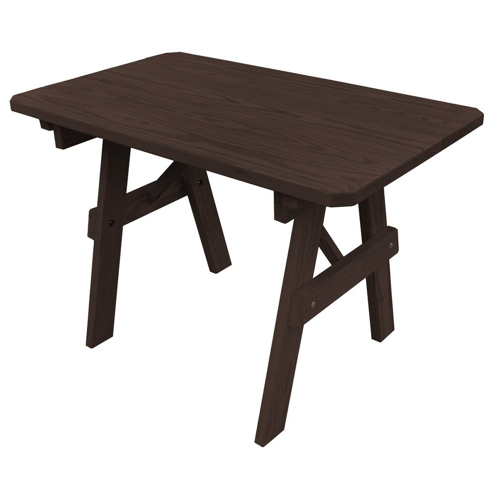 Pine 4' Traditional Picnic Table