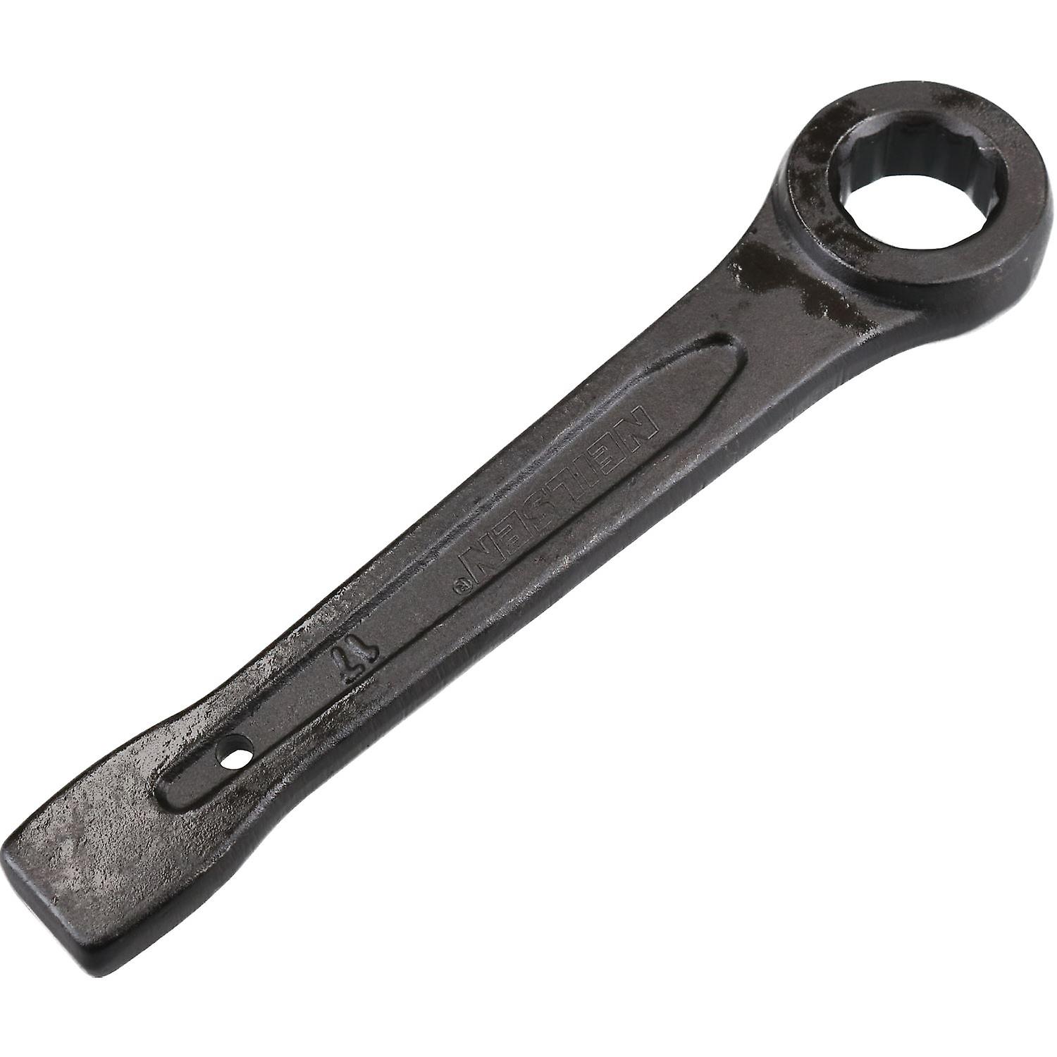 17mm Slogging Box End Striking Ring Wrench Spanner Bi-Hex 12 Sided Metric