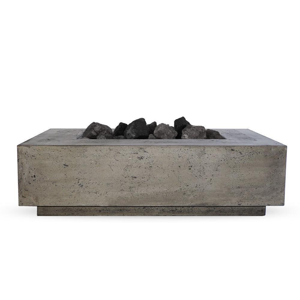 Lakeview Cascata Bay 1 56-Inch Natural Gas Rectangular Fire Pit Table