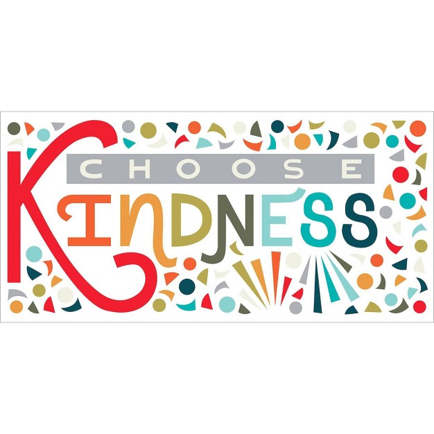 Rainbow Choose Kindness Giant Peel And Stick Wall Decal Roommates