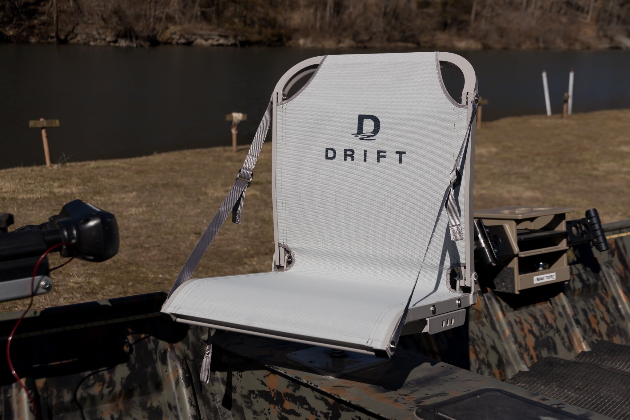 DRIFT Folding Boat Seat， 400 LB Capacity