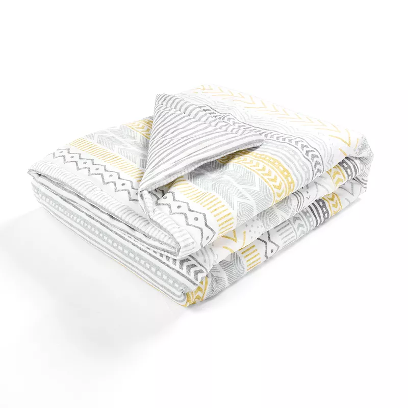 Lush Decor Hygge Geo Reversible Soft and Plush Oversized Blanket