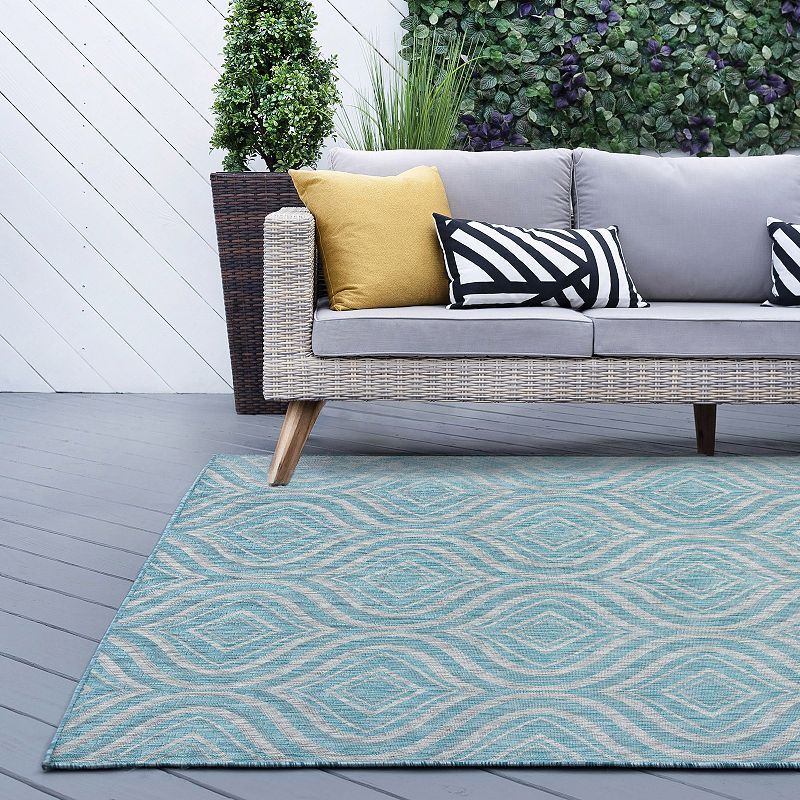 KHL Rugs Veranda Varuca Geometric Indoor Outdoor Rug