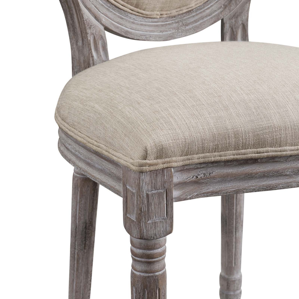 Emanate Dining Side Chair Upholstered Fabric Set of 4 by Modway   French Country   Dining Chairs   by Homesquare  Houzz