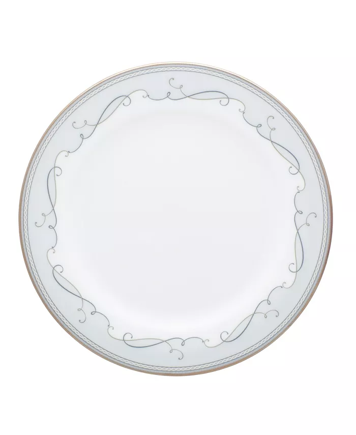 Noritake Satin Flourish 4 Piece Salad Plate Set Service for 4