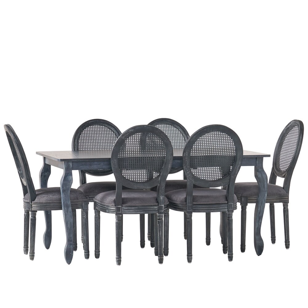 Alachua Upholstered Expandable 7 Piece Dining Set by Christopher Knight Home