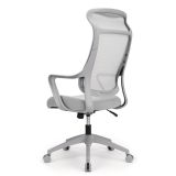 Lenzer Mesh High-Back Task Chair， Gray， BIFMA Certified