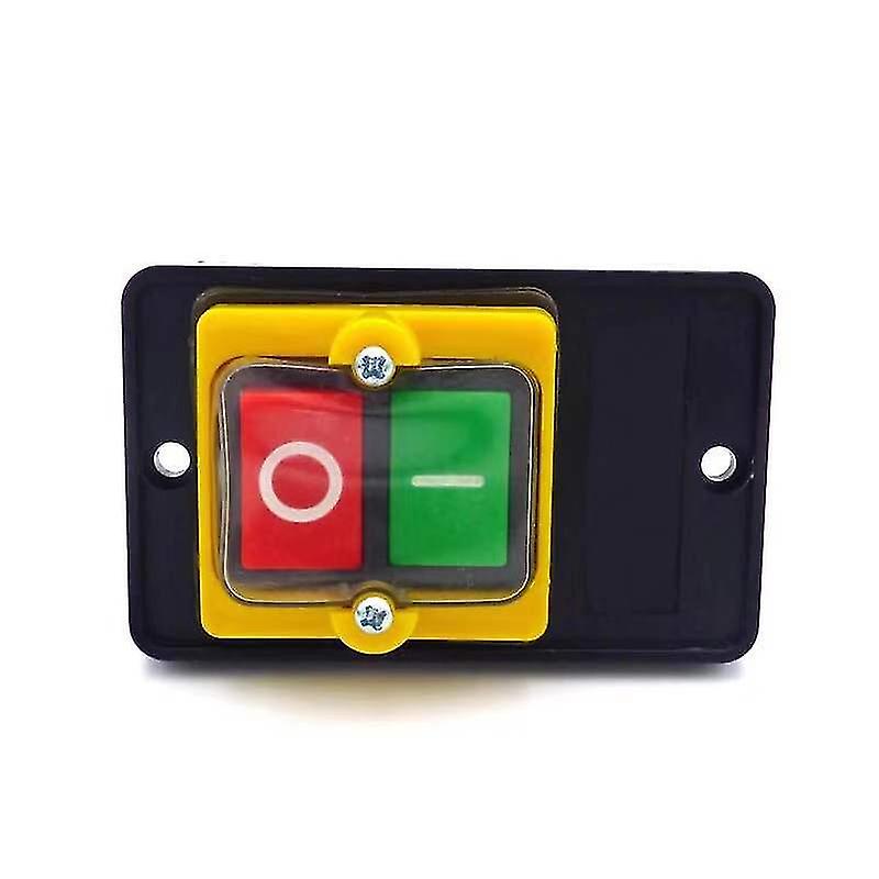 Botao Push Button Switch，220v/380v 10a Waterproof On/off Push Button Switch Without Box For Mechanical Equipment(1pc， Color As Shown)