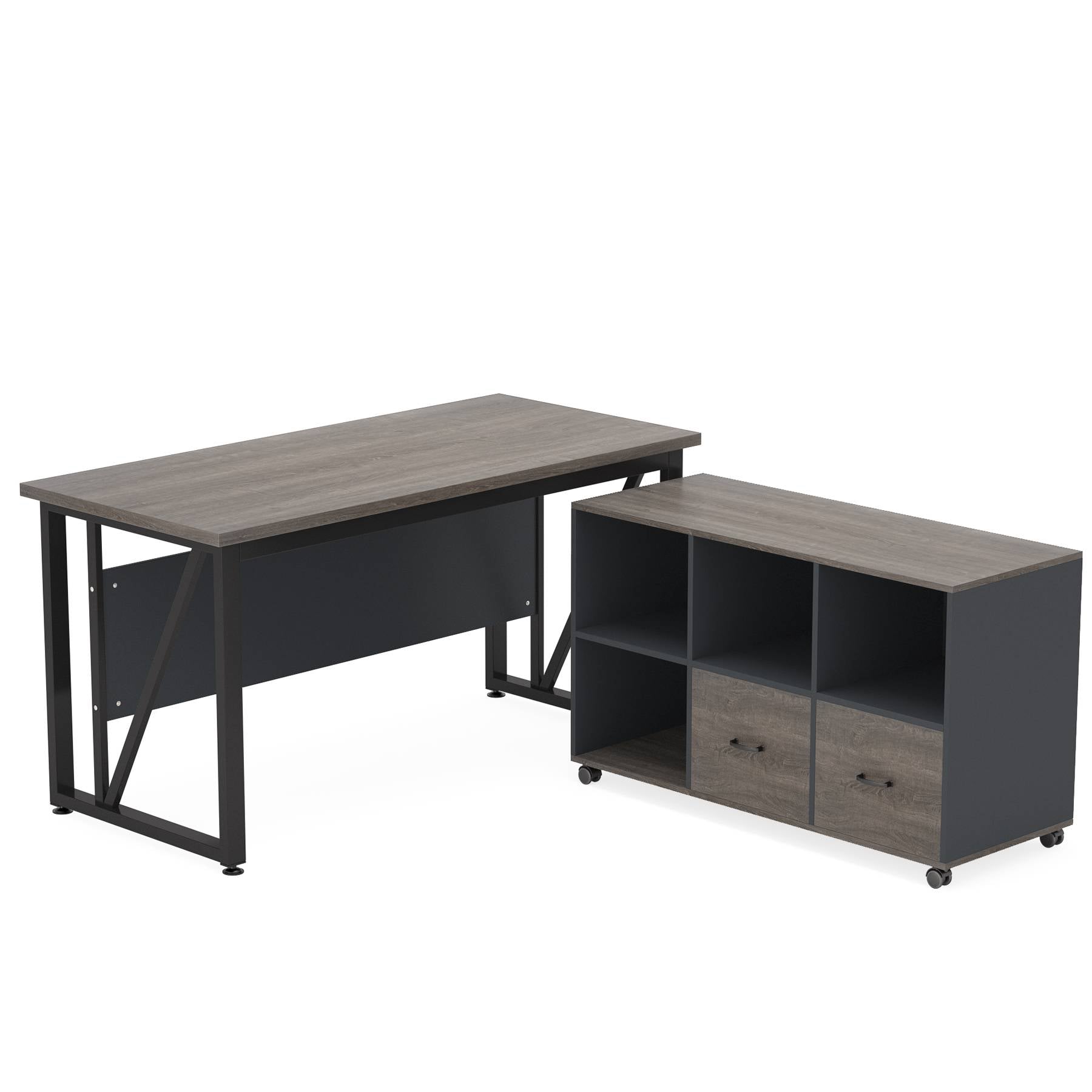 L-Shaped Computer Desk, 55