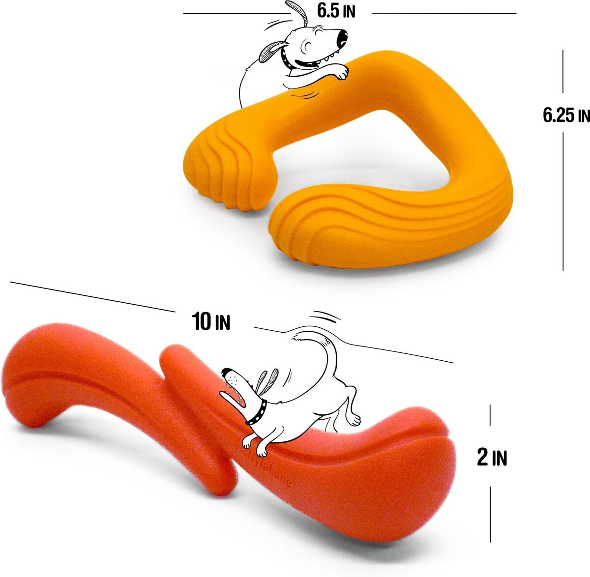 Nylabone Creative Play Stik-GO and C-Shuu Interactive Dog Toy Bundle