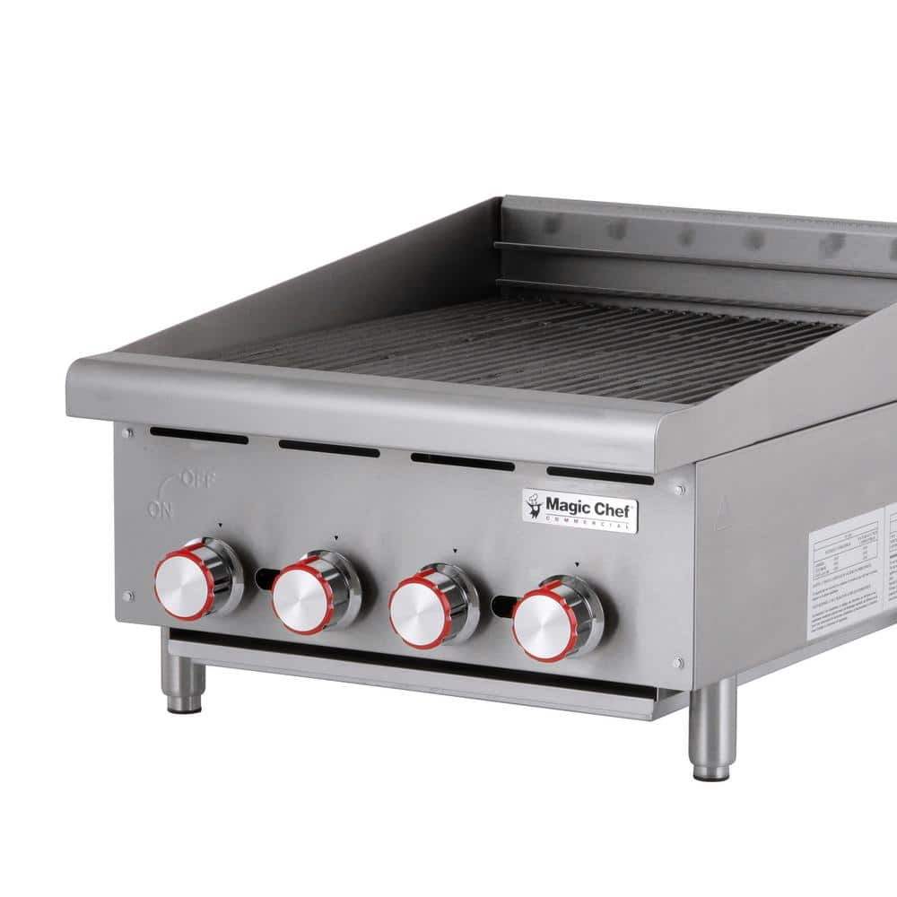 Magic Chef 24 in. Commercial Countertop Radiant Char Broiler MCCCB24A