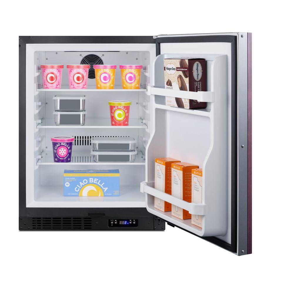 Summit Appliance 4.0 cu. ft. Upright Frost-Free Freezer in Panel-Ready ADA Compliant ALFZ51IF