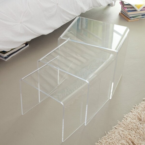 Transparent Acrylic Nesting Tables