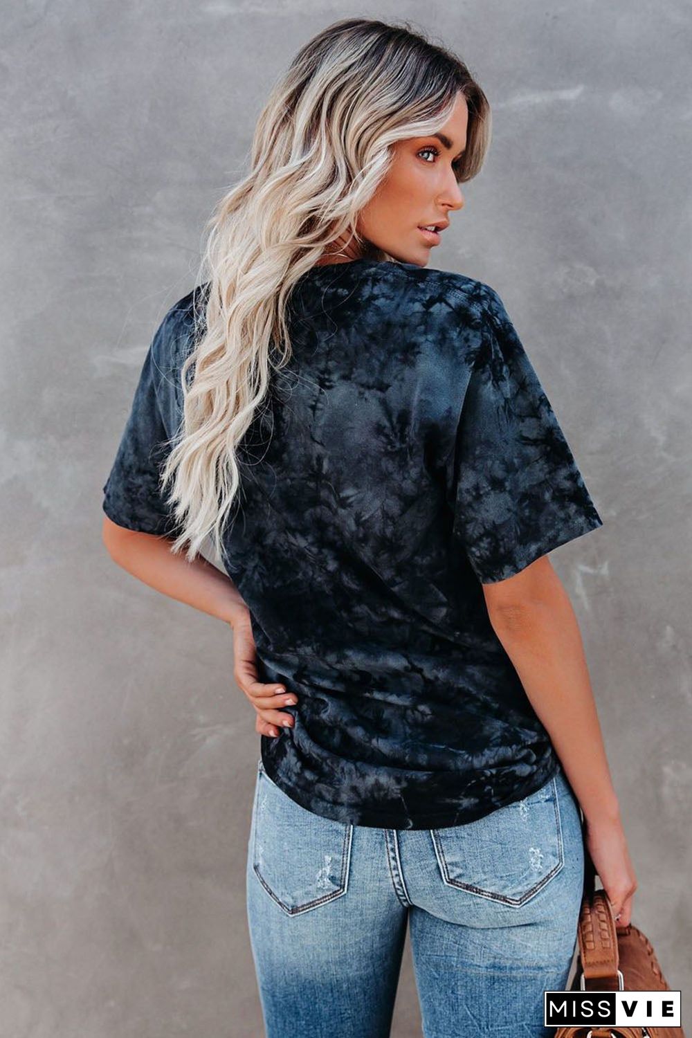 Vintage Tie Dye MAMA Printed Tee