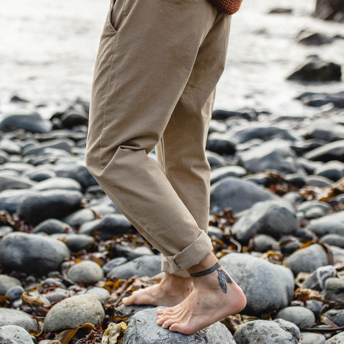 365 Organic Trouser - Chinchilla Brown