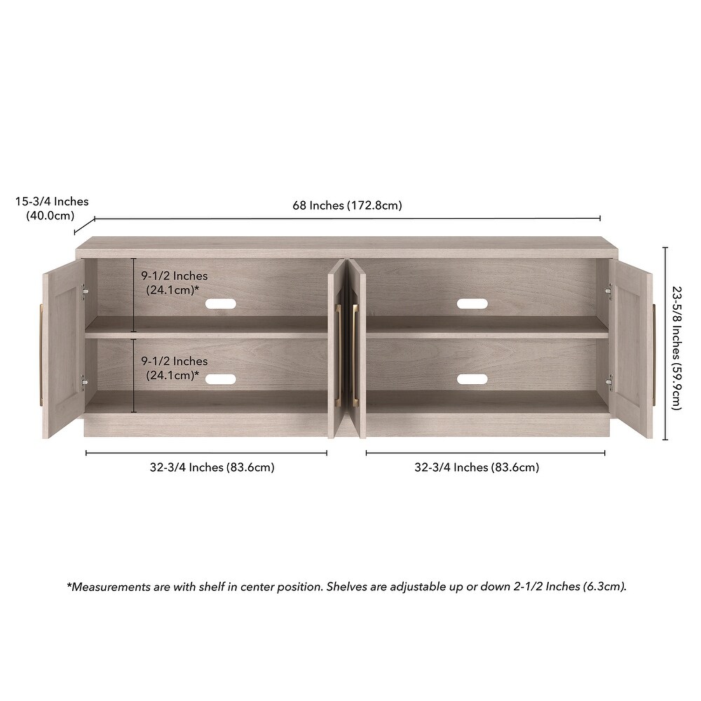 Tillman Rectangular TV Stand for TV's up to 75\