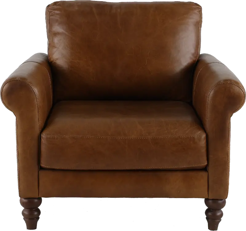 Dallas Brown Leather Chair