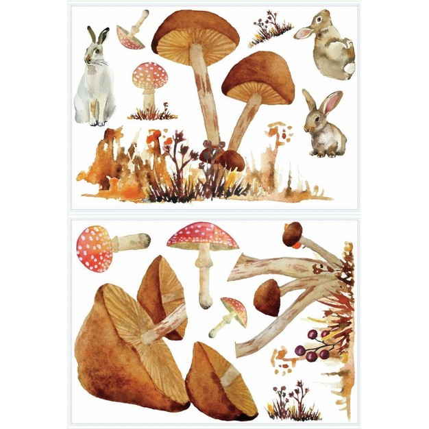 Mushroom Giant Peel And Stick Wall Decal Roommates