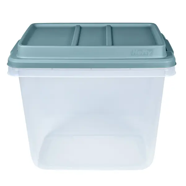 Hefty 32 Quart Hi Rise Clear Storage Bin