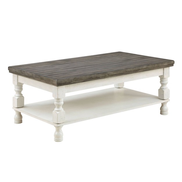 Philoree Farmhouse Coffee Table Antique White Homes Inside Out