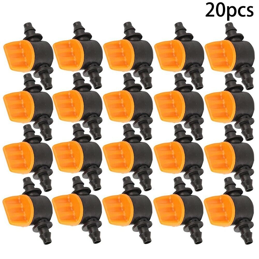 20Pc Adjustable Emitter Dripper Micro Drip Irrigation Sprinkler Watering System