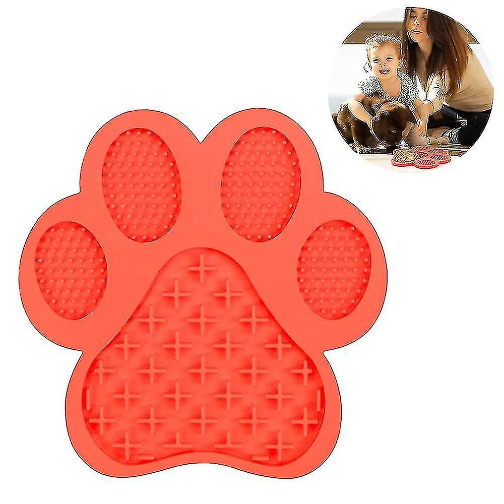 Lick Mat For Dogs andamp; Cats，slow Treater Mat With Suction Cups