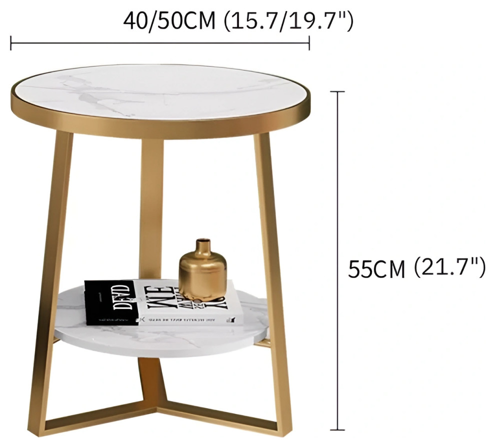 Gold/White/Black Modern Marble Nordic Coffee Table For Living Room   Modern   Coffee Tables   by Miron Demid LLC  Houzz