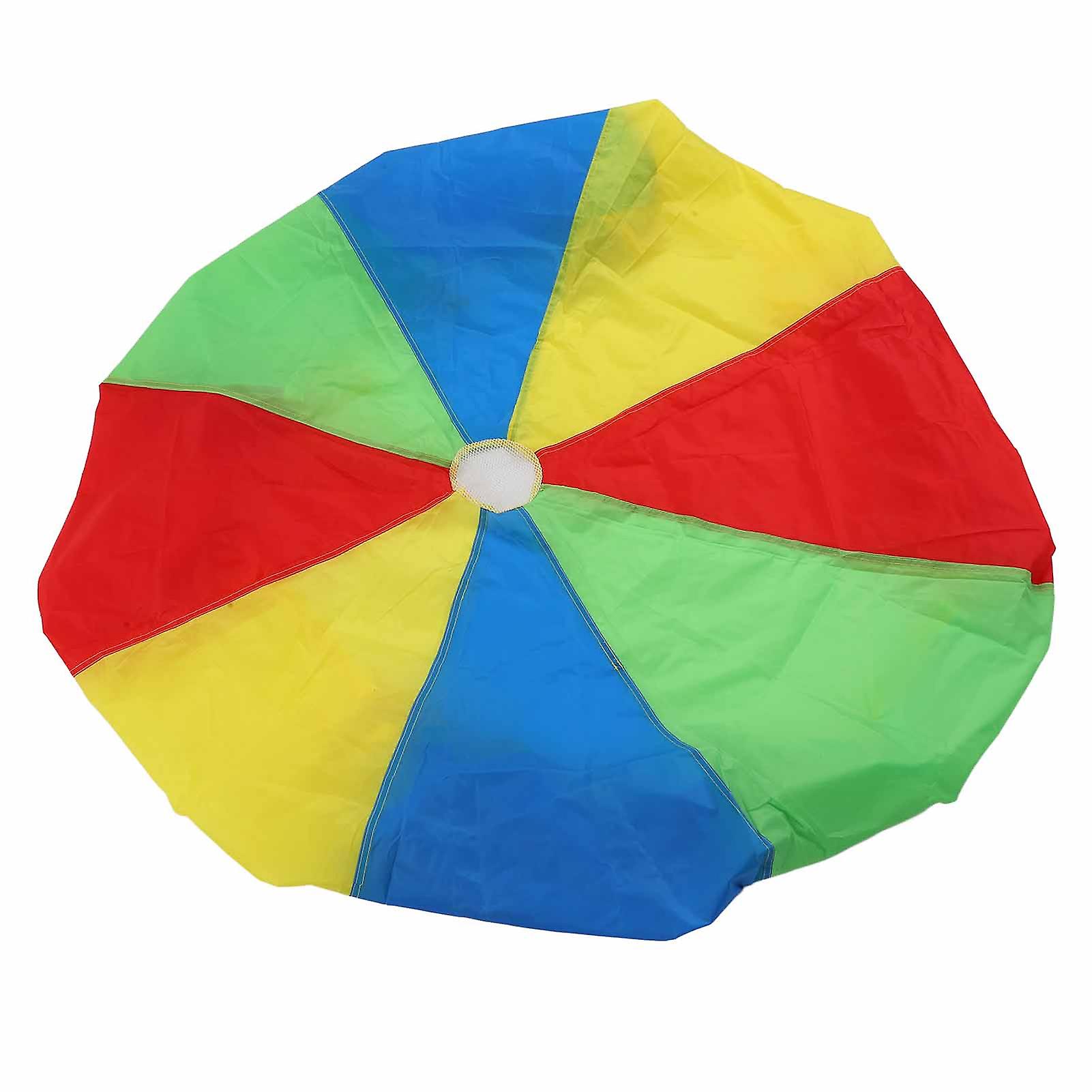 1.8m Jump Sack Rainbow Umbrella Kids Play Parachute Sport Activity Game Accessory