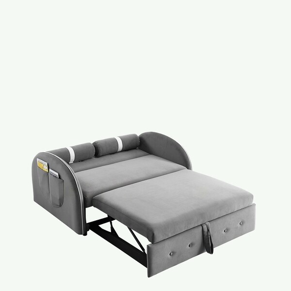 2 Seater Loveseats Sofa Couch with side pockets